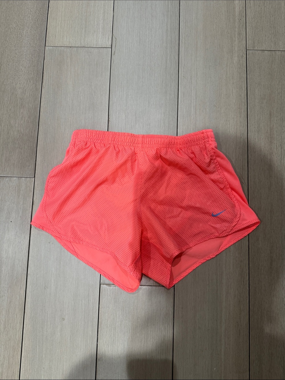 Nike Women's Neon Coral Athletic Shorts